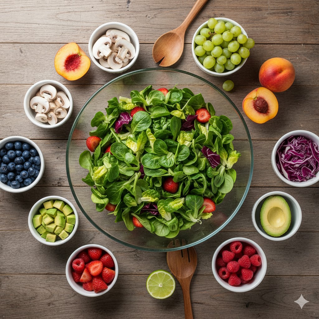 Ingrediënten gezonde leefstijl